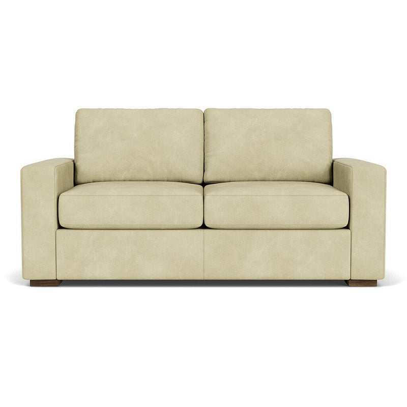 Rio Plush Sofa in Natural Latex - Leather