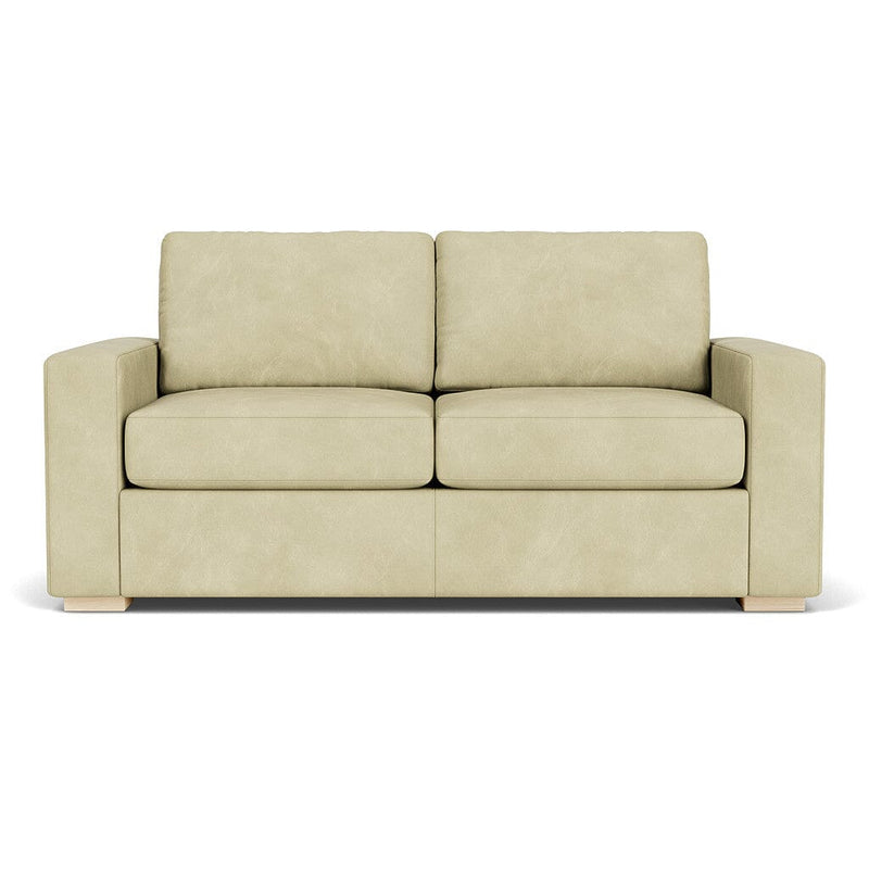 Rio Plush Sofa in Natural Latex - Leather