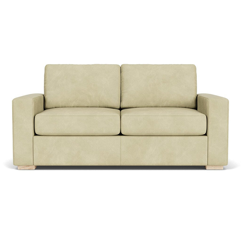 Rio Plush Sofa in Natural Latex - Leather