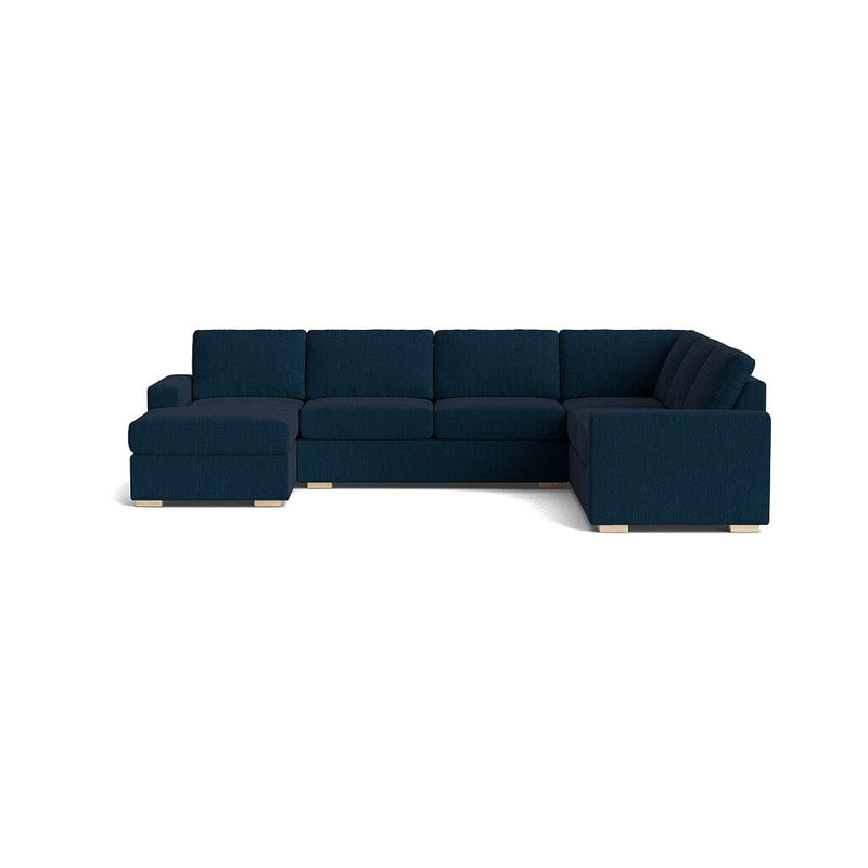 Rio Plush U Sectional in Natural Latex - Cotton