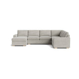 Rio Plush U Sectional in Natural Latex - Cotton