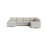 Rio Plush U Sectional in Natural Latex - Linen