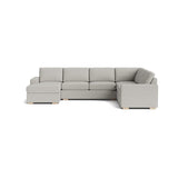 Rio Plush U Sectional in Natural Latex - Recycled Polyester