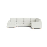 Rio Plush U Sectional in Natural Latex - Recycled Polyester