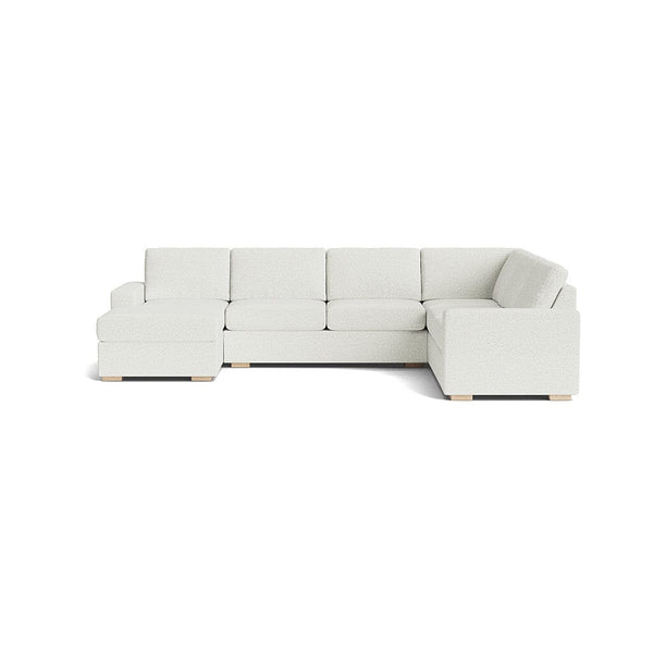 Rio Plush U Sectional in Natural Latex - Recycled Polyester