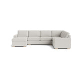 Rio Plush U Sectional in Natural Latex - Recycled Polyester