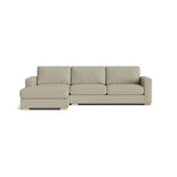 Rio Sleeper Sectional in Natural Latex - Leather