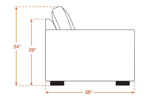 Rio Sofa Bed in Natural Latex - Leather