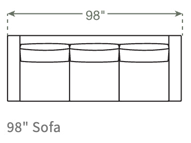 Rio Sofa in Natural Latex - Linen