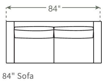 Rio Sofa in Natural Latex - Recycled Polyester