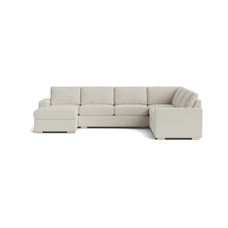 Rio U Sectional in Natural Latex - Cotton