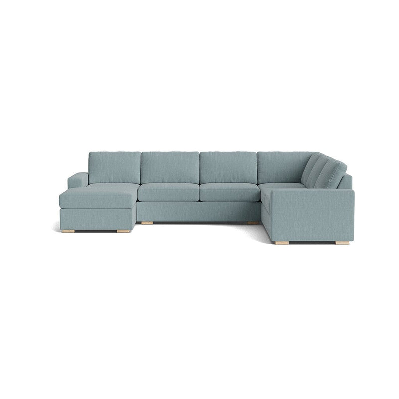 Rio U Sectional in Natural Latex - Cotton