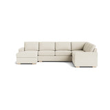 Rio U Sectional in Natural Latex - Linen