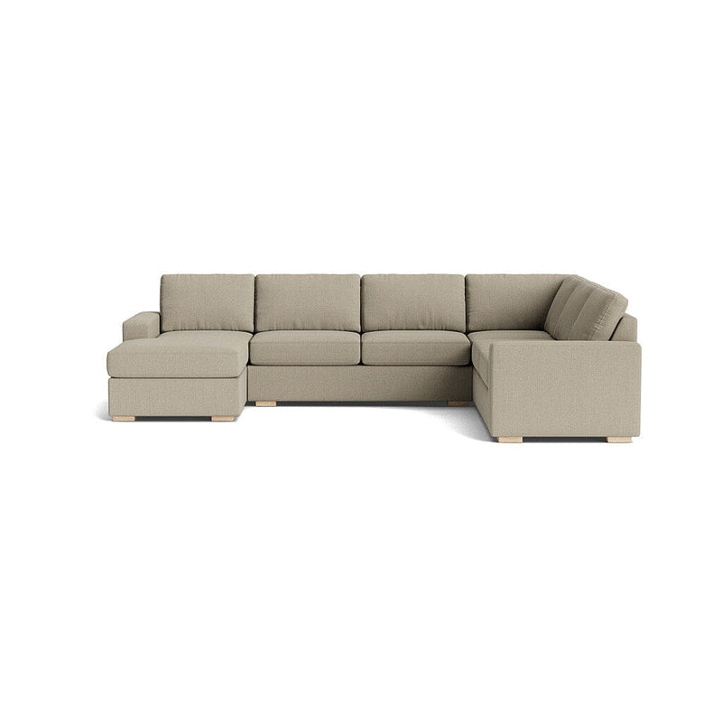 Rio U Sectional in Natural Latex - Linen