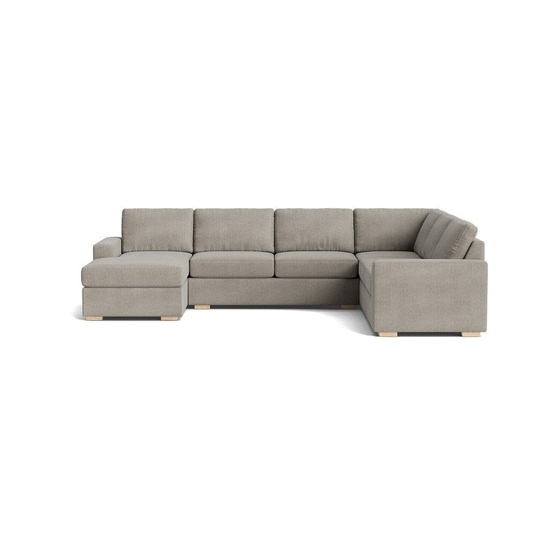 Rio U Sectional in Natural Latex - Linen