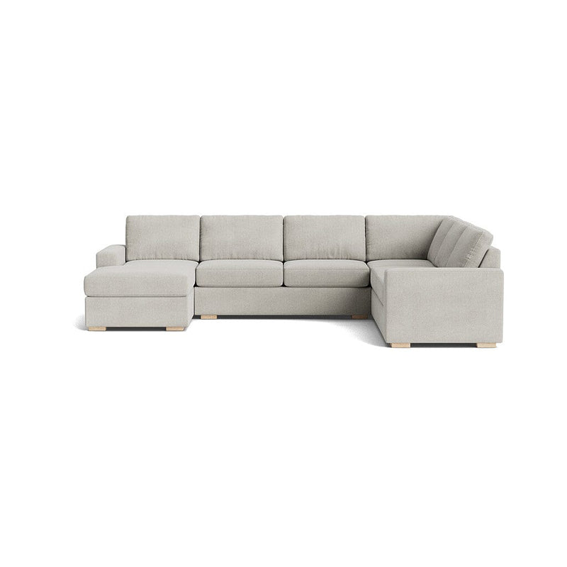 Rio U Sectional in Natural Latex - Linen