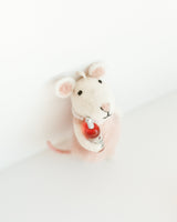 Rosé All Day Felt Mouse Ornament