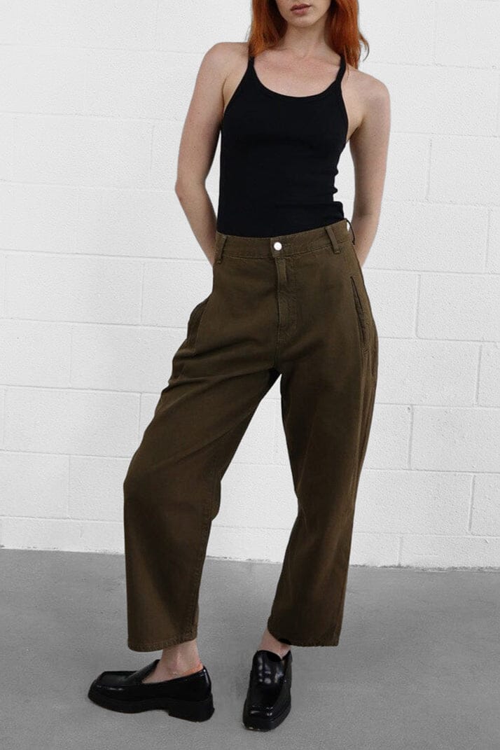 Rose Relaxed Pleat Pant - Beech Pants + Jeans ÉTICA 