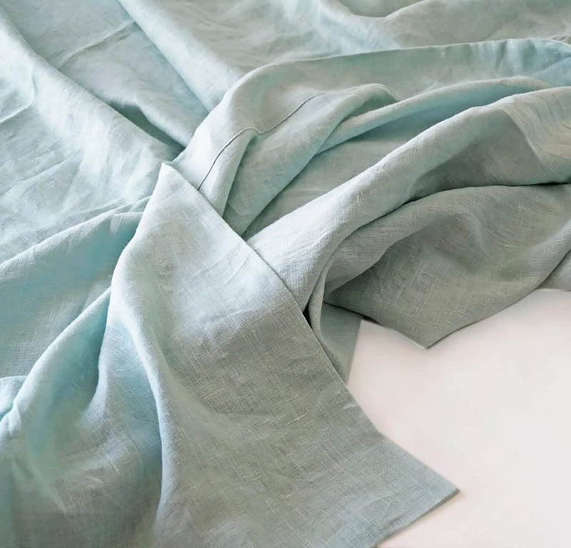 Rough Linen St. Barts Linen Bed Blanket Summer Cover Rough Linen 