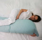 Rough Linen St. Barts Linen Body Pillow Cover Pillowcase Rough Linen 