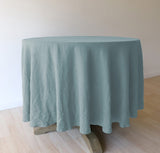 Rough Linen St. Barts Linen Round Tablecloth Tablecloth Rough Linen 
