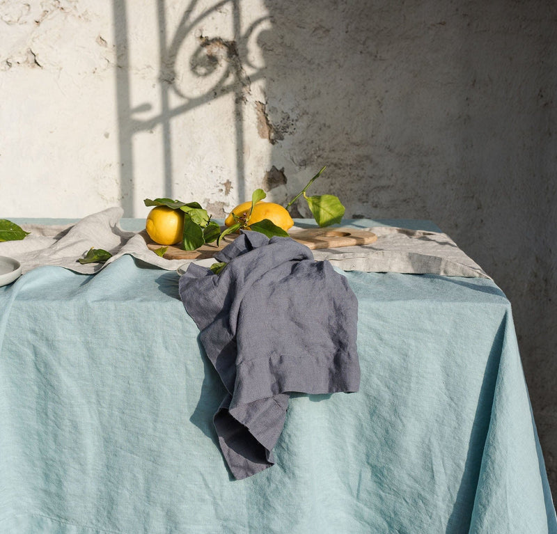 Rough Linen St. Barts Linen Tablecloth Tablecloth Rough Linen 