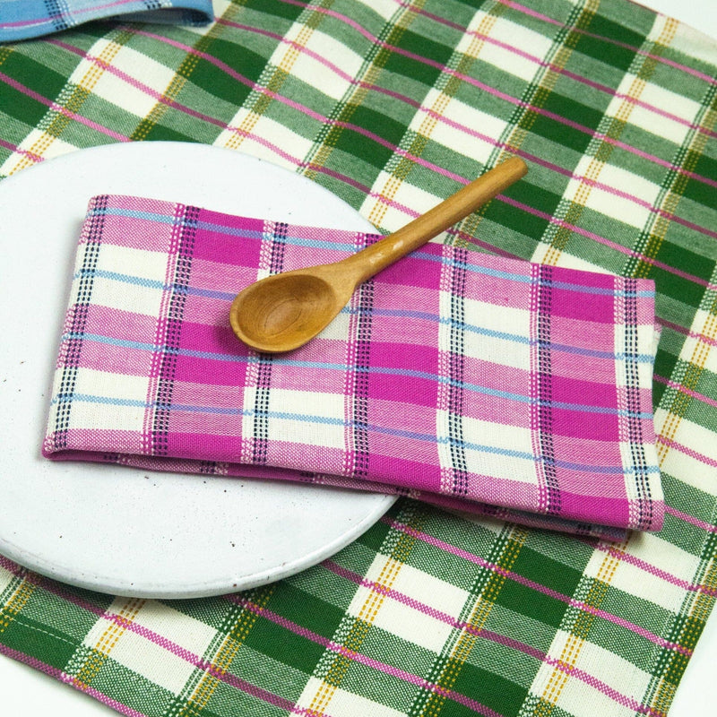 San Andres Gingham Napkin Set Napkins Archive New York 