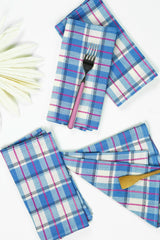 San Andres Gingham Napkin Set Napkins Archive New York 