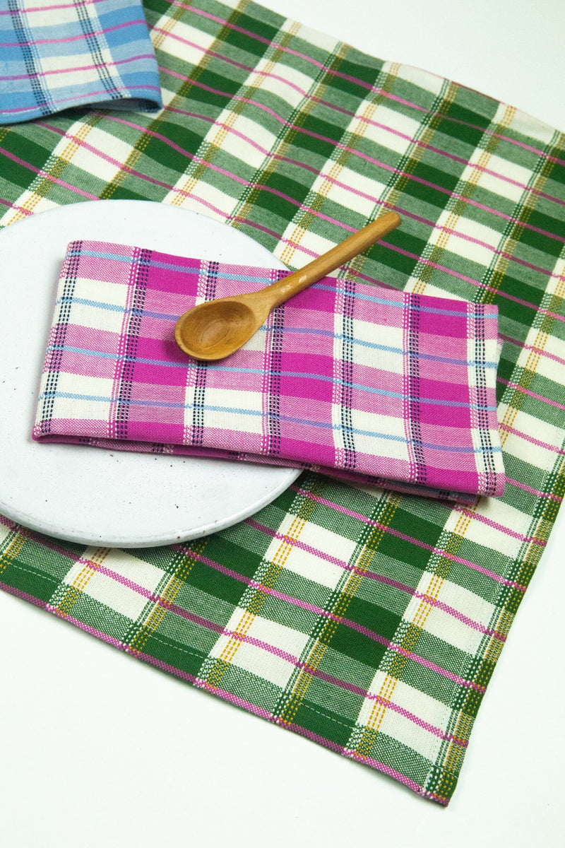 San Andres Gingham Napkin Set Napkins Archive New York 