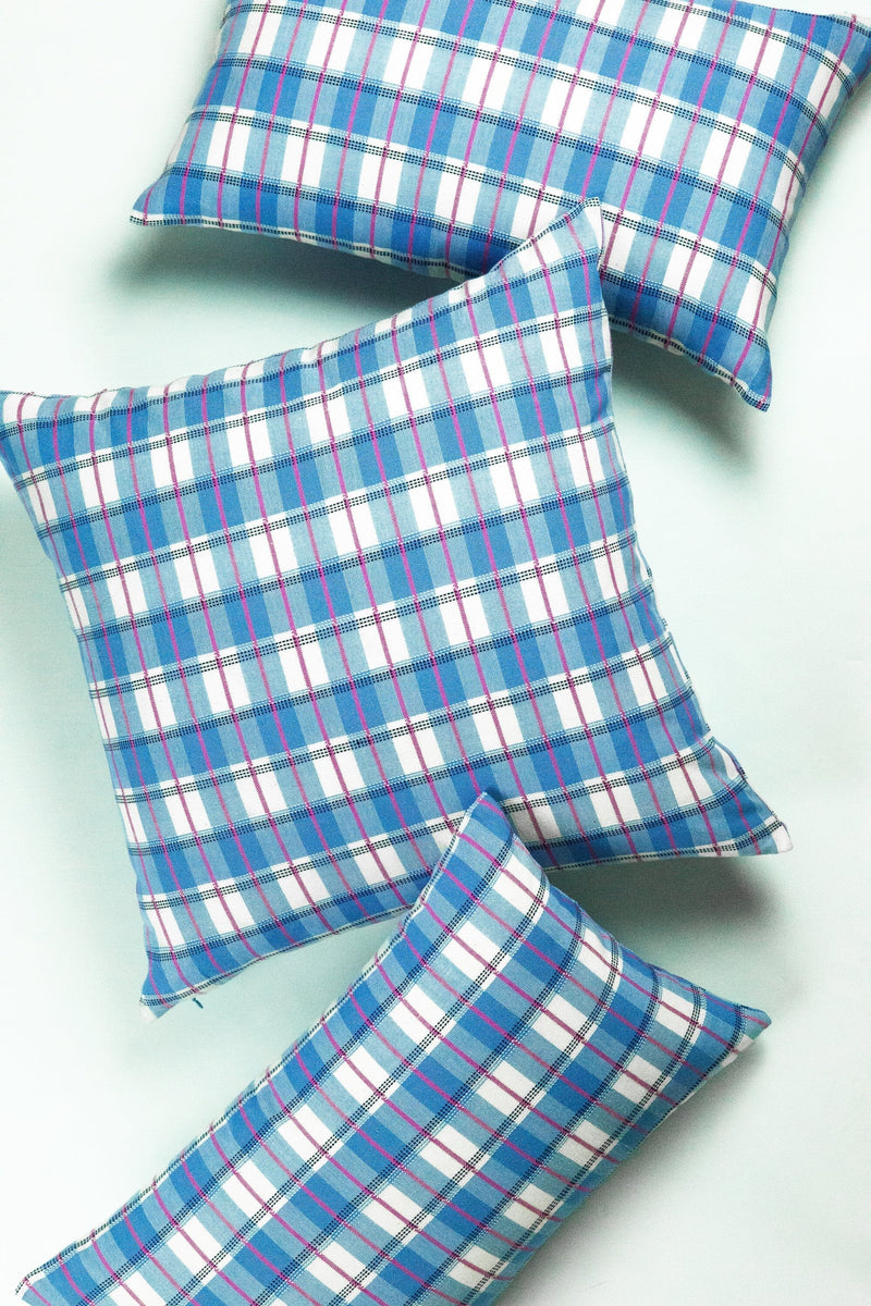 San Andres Gingham Pillow Throw Pillows Archive New York 