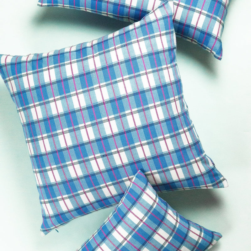 San Andres Gingham Pillow Throw Pillows Archive New York 