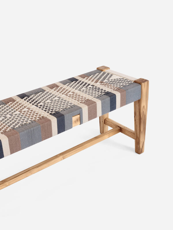 Santa Cruz Bench | Serena Pattern Bench MasayaCo 