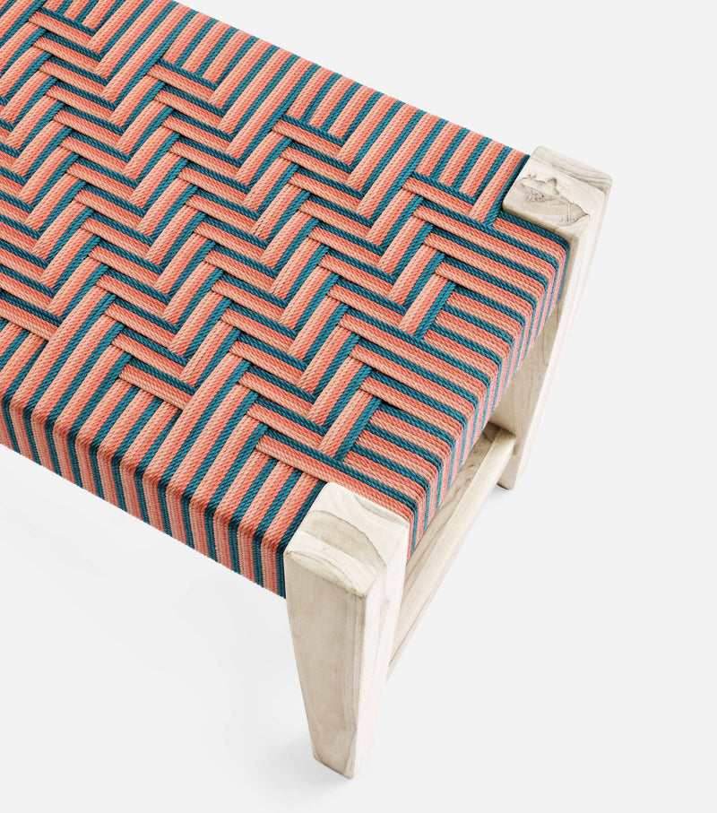 Santa Cruz Bench - Tropical Pattern