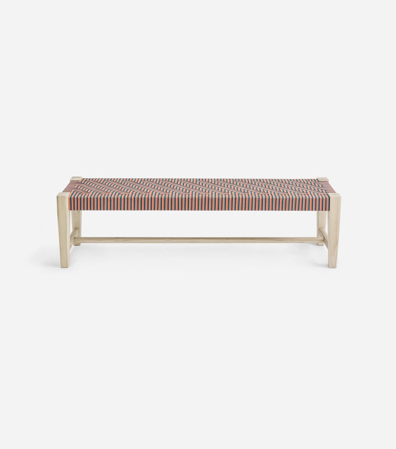 Santa Cruz Bench - Tropical Pattern