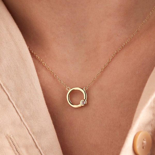 Circle Pendant Necklace