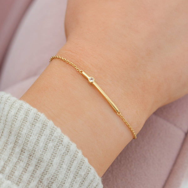 Curved Bar Bracelet