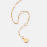 Gold Round Pearl Necklace