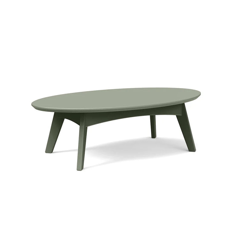 Satellite Recycled Outdoor Cocktail Table Outdoor Tables Loll Designs Oval Sage 