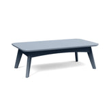 Satellite Recycled Outdoor Cocktail Table Outdoor Tables Loll Designs Rectangle Ash Blue 