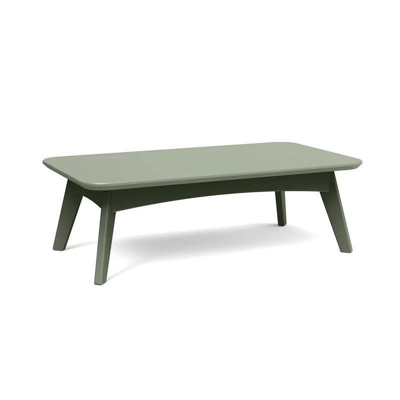 Satellite Recycled Outdoor Cocktail Table Outdoor Tables Loll Designs Rectangle Sage 