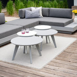 Satellite Recycled Outdoor End Table Outdoor Side Tables Loll Designs 