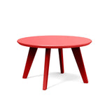 Satellite Recycled Outdoor End Table Outdoor Side Tables Loll Designs Apple Red Round 