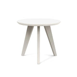 Satellite Recycled Outdoor Round End Table Outdoor Tables Loll Designs Fog 