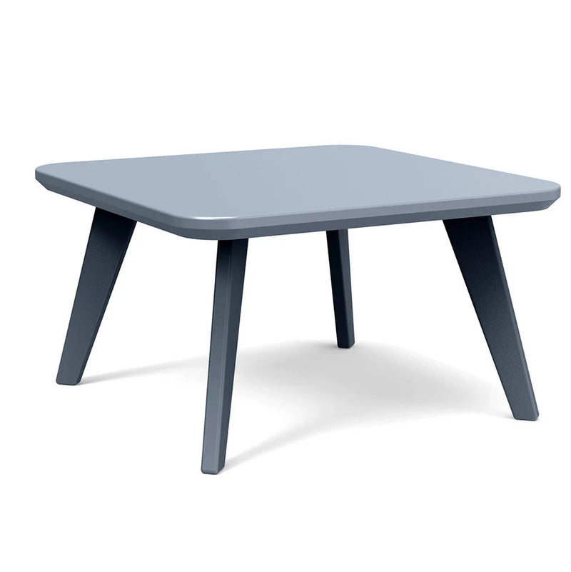 Satellite Recycled Outdoor Square End Table Outdoor Tables Loll Designs Ash Blue 