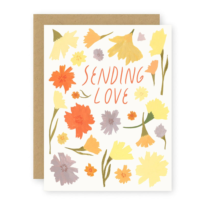 Sending Love Greeting Card Greeting Card Elana Gabrielle 