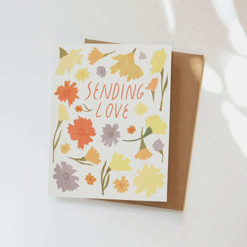 Sending Love Greeting Card Greeting Card Elana Gabrielle 