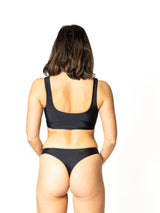 Sensi Graves Nadja Eco Friendly Cheeky Reversible Bikini Bottom - Black/Bronze Bikini Bottom Cheeky Sensi Graves 