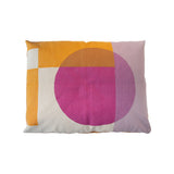 Shapes Cotton Dog Bed Floor Pillows Leah Singh Purple 