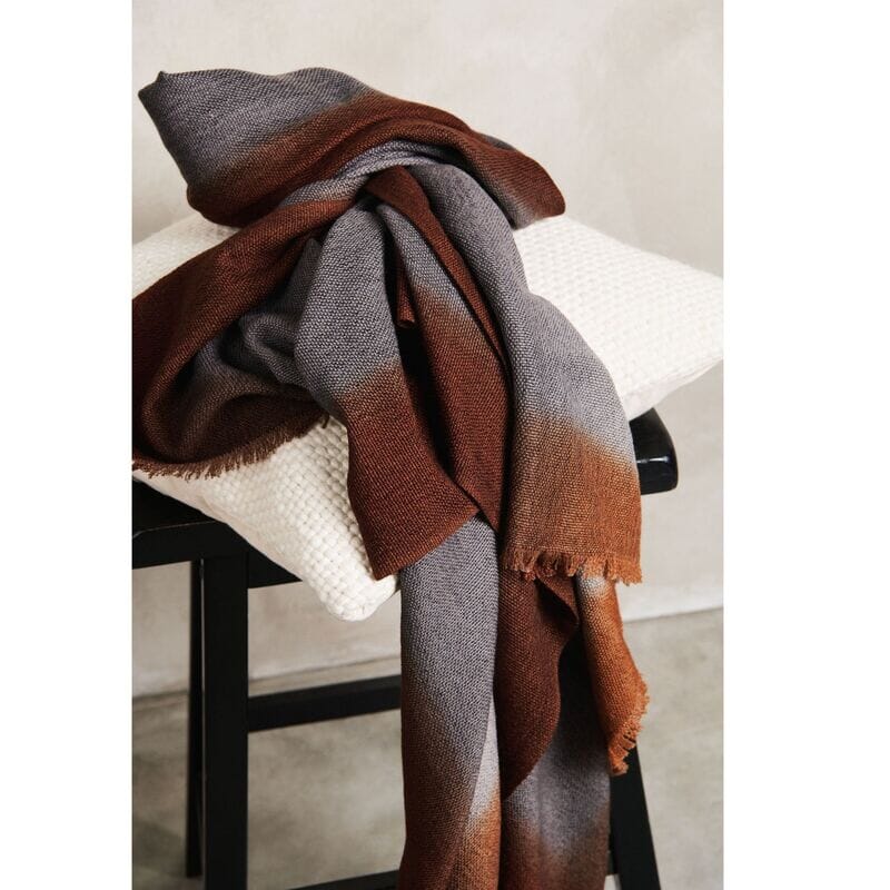 Simply Taupe Handloom Throw Blankets and Throws Studio Variously 