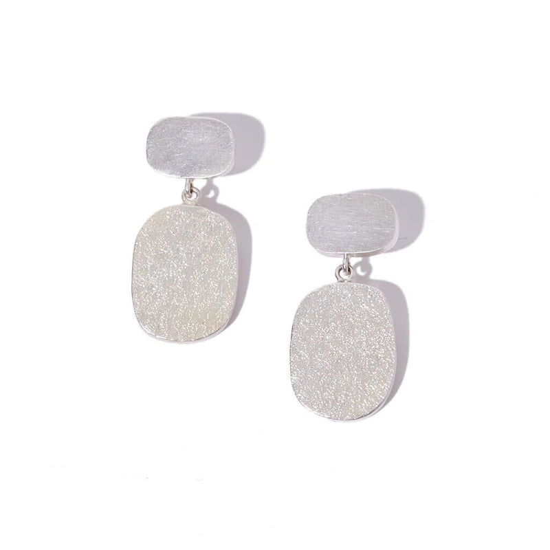 Skipping Stones Dangle Earrings Earrings Mulxiply Sterling Silver 